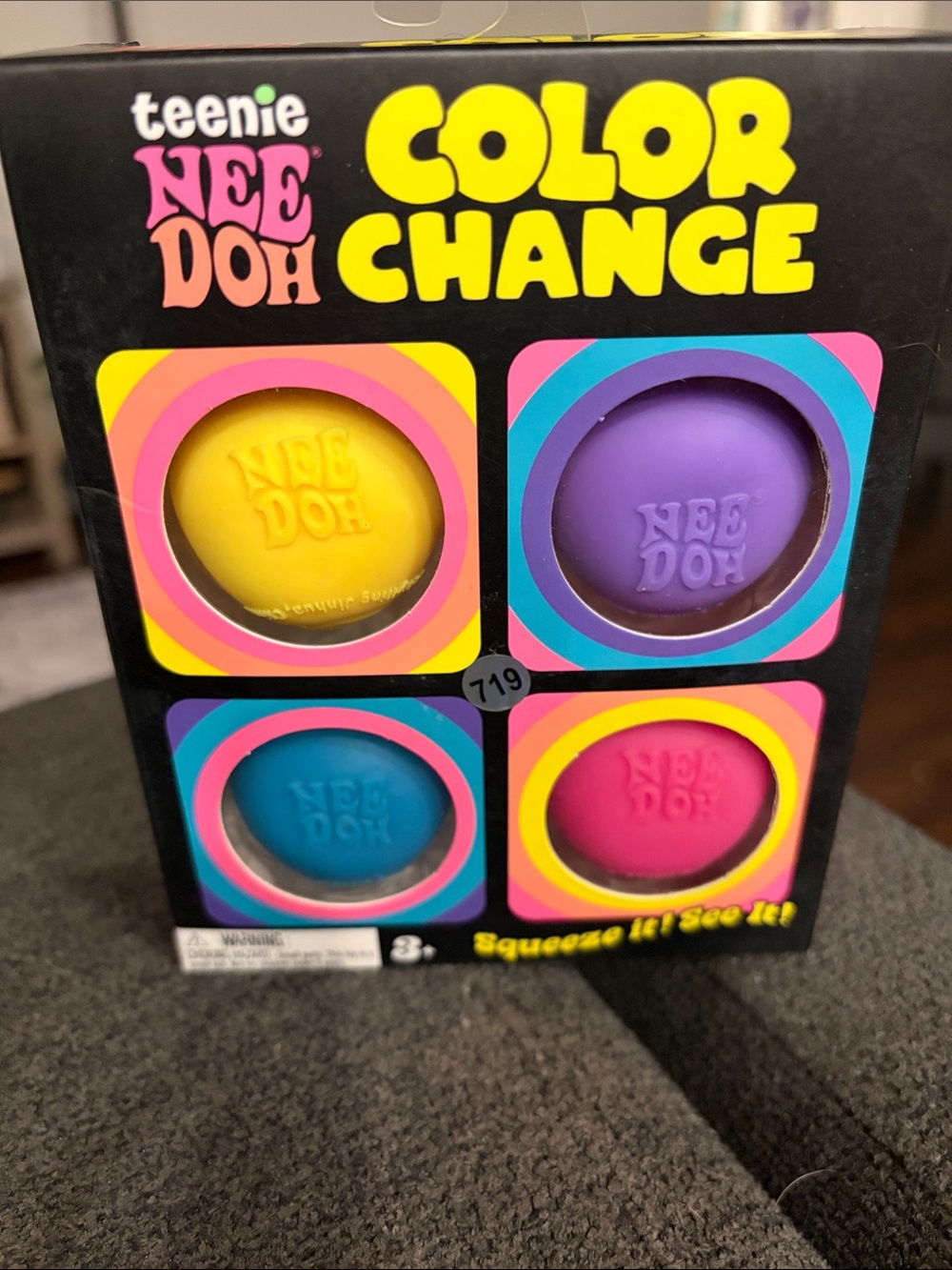 Nee Doh color changing squishy’s